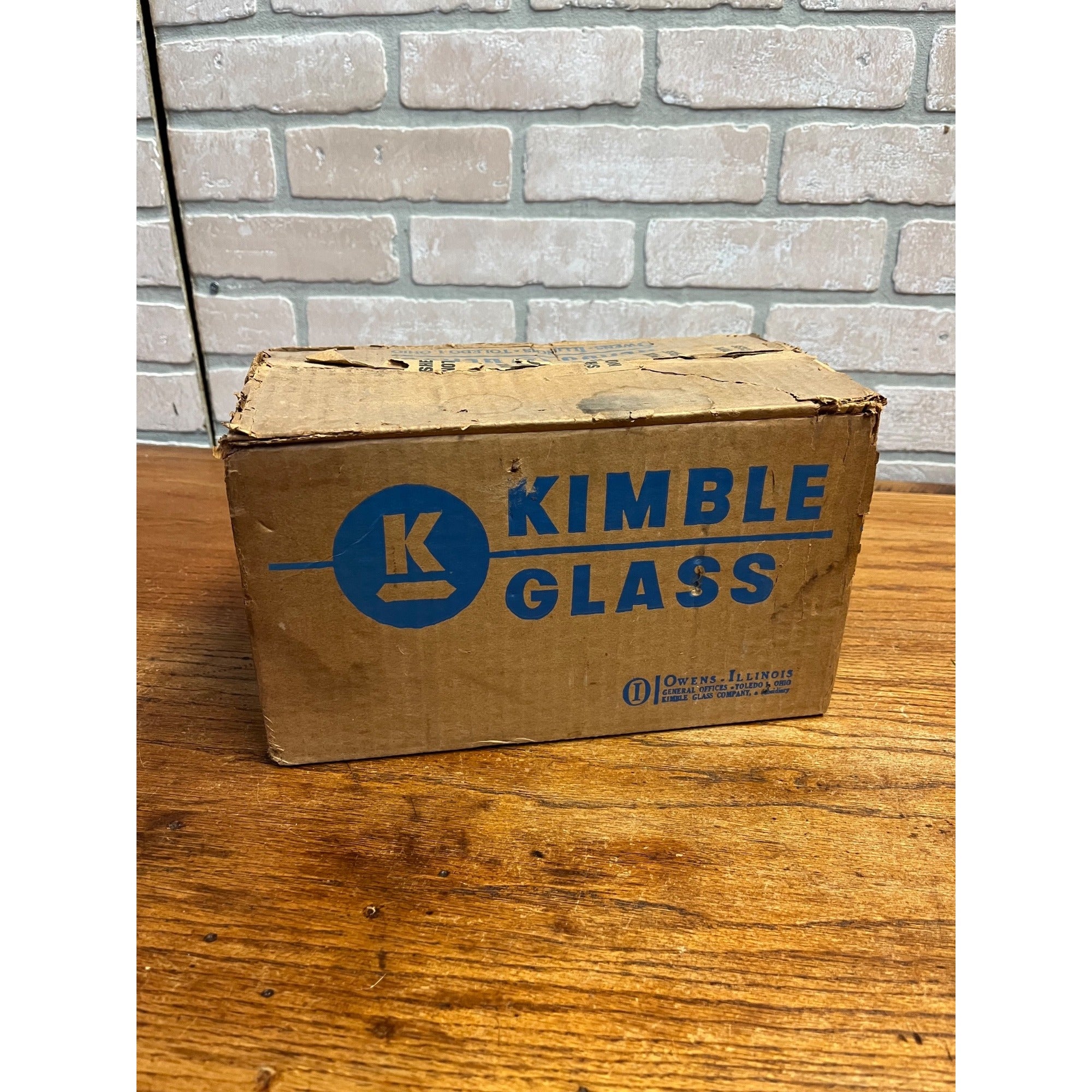 Vintage Box of Kimble Glass Laboratory Pharmacy Tubes 53pc Kimax 6" Long