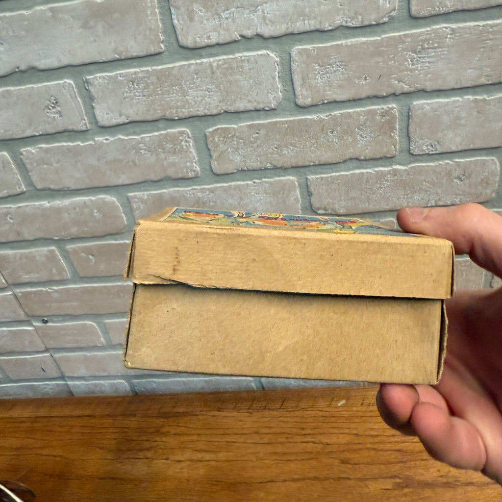 Vintage Alps Mechanical Windup Toy Busy Squirrel with Box Japan