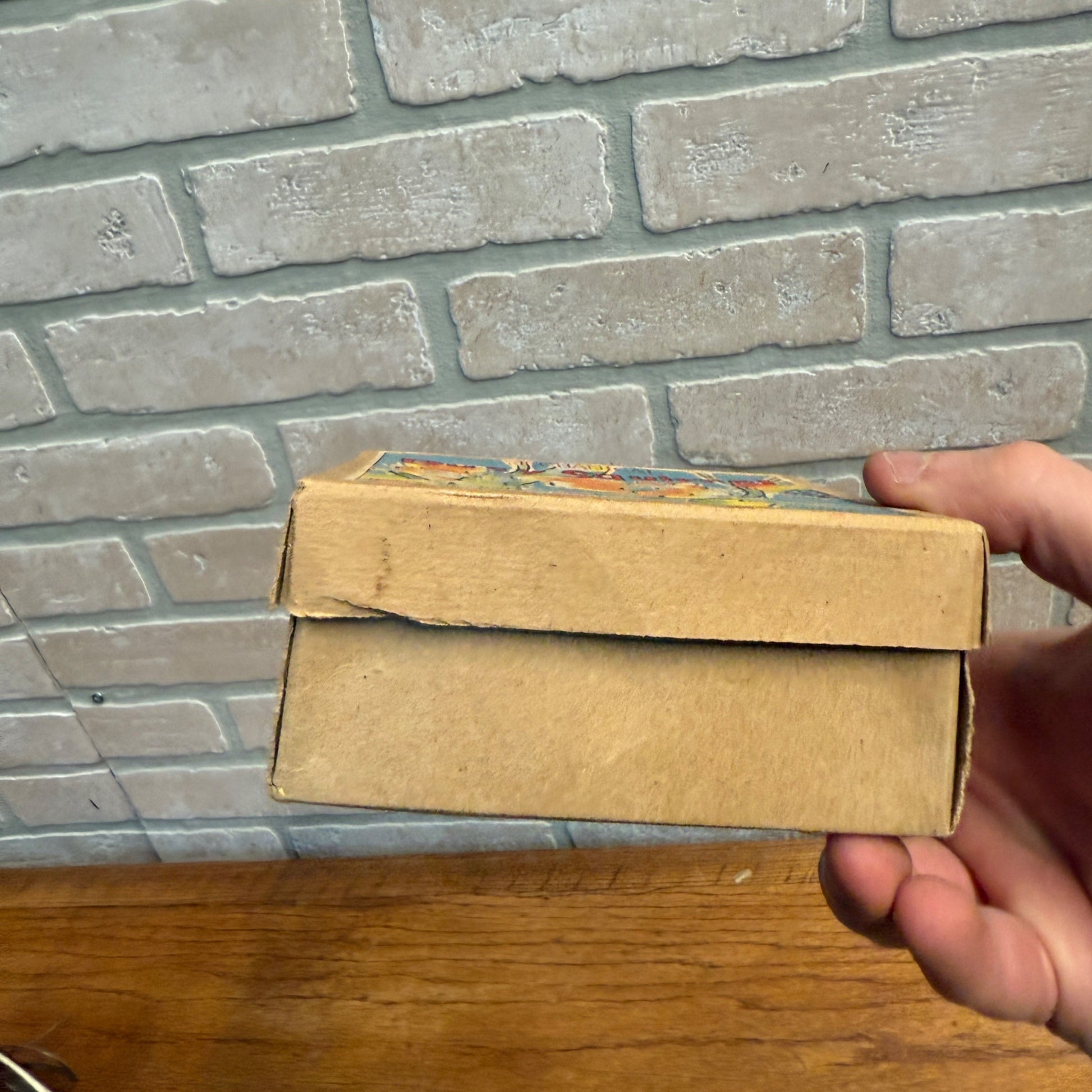 Vintage Alps Mechanical Windup Toy Busy Squirrel with Box Japan