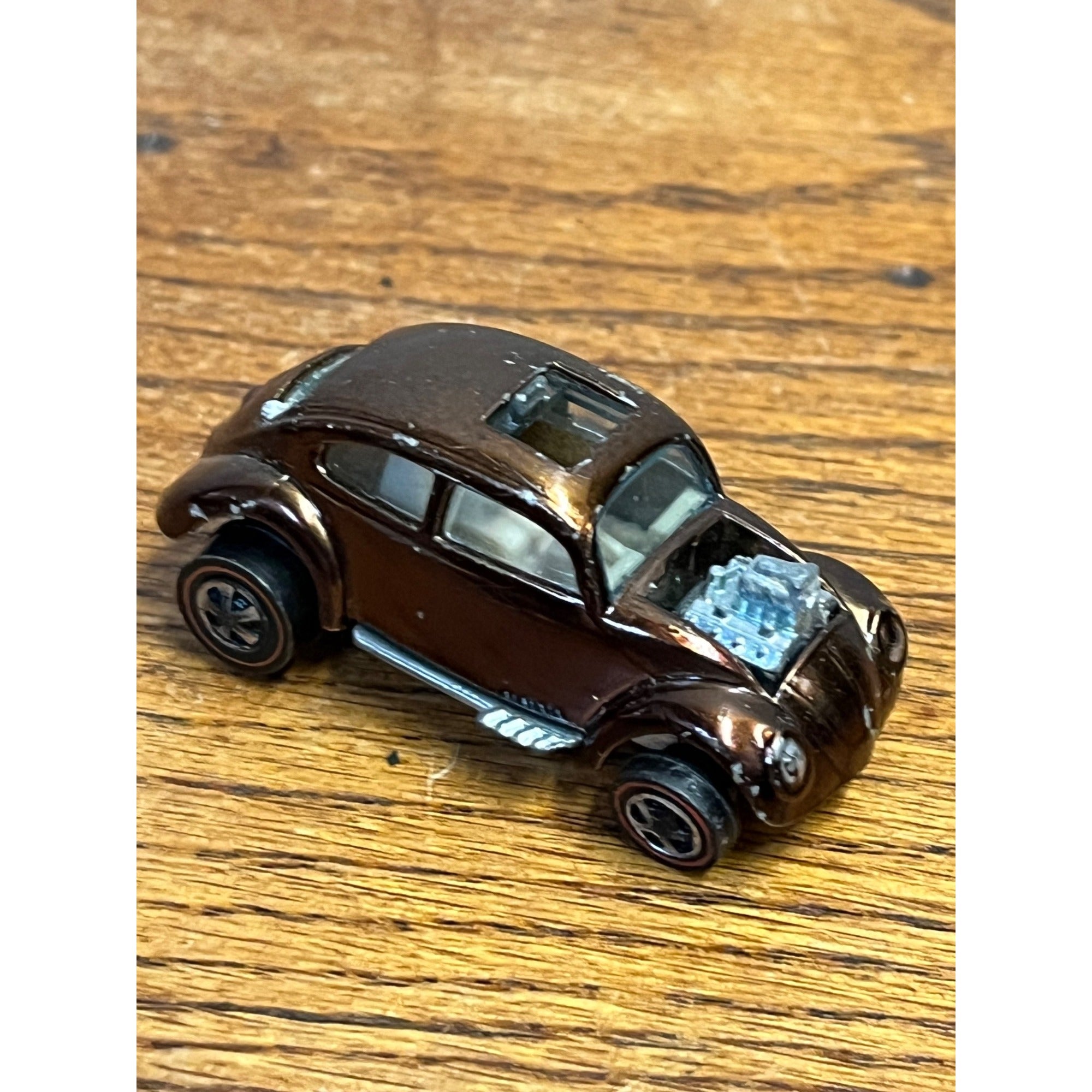 Vintage 1967 Hot Wheels Redline Custom VW Volkswagen Copper -- CLEAN