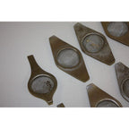 Vintage 1960s MCM Old Hall English Stainless Steel Tea Strainers
