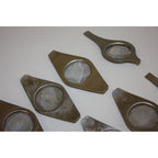 Vintage 1960s MCM Old Hall English Stainless Steel Tea Strainers