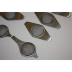 Vintage 1960s MCM Old Hall English Stainless Steel Tea Strainers