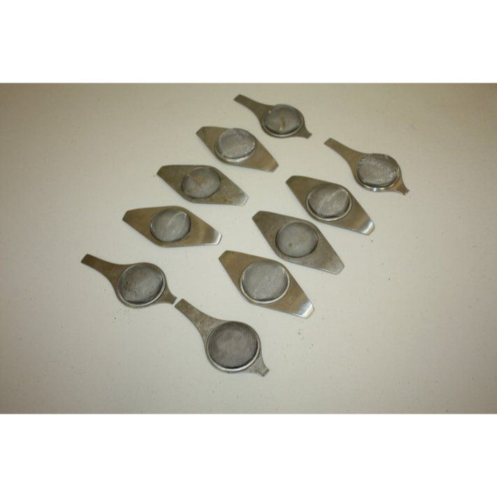 Vintage 1960s MCM Old Hall English Stainless Steel Tea Strainers