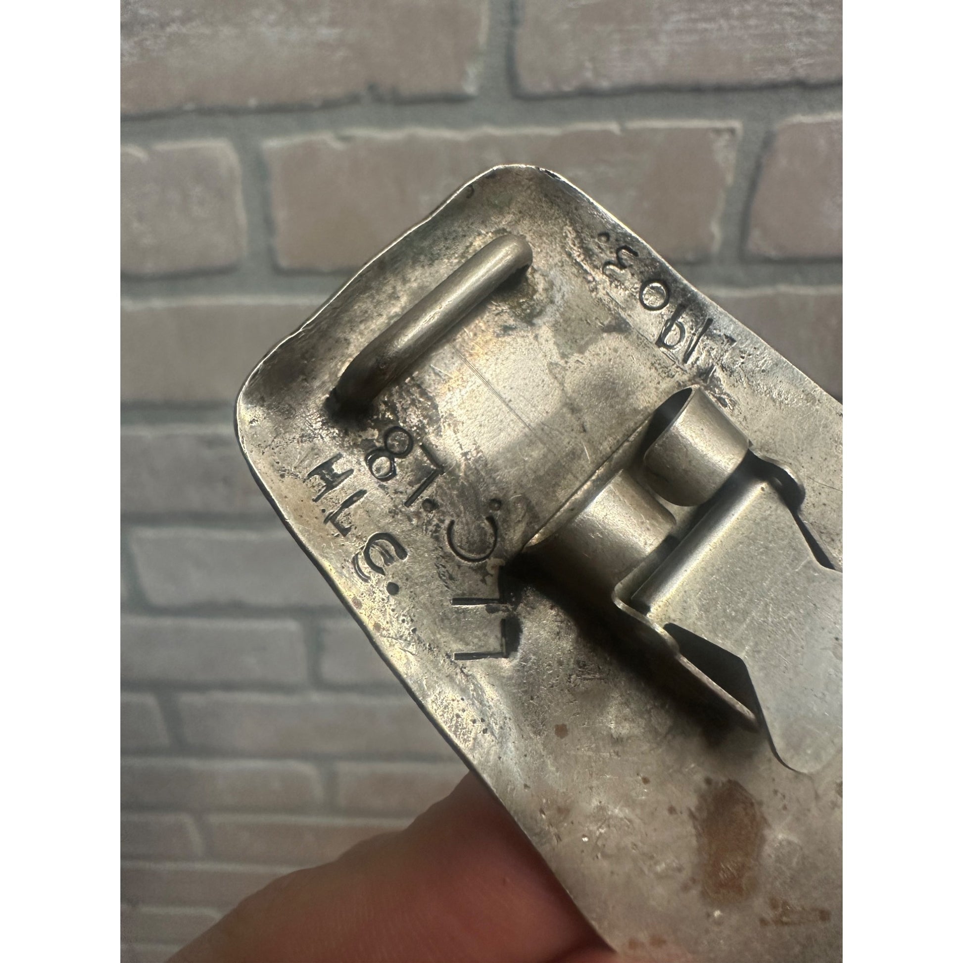 Original Superb Navajo "No Bull" Sterling Silver Bolo Tie Black Oynx Signed