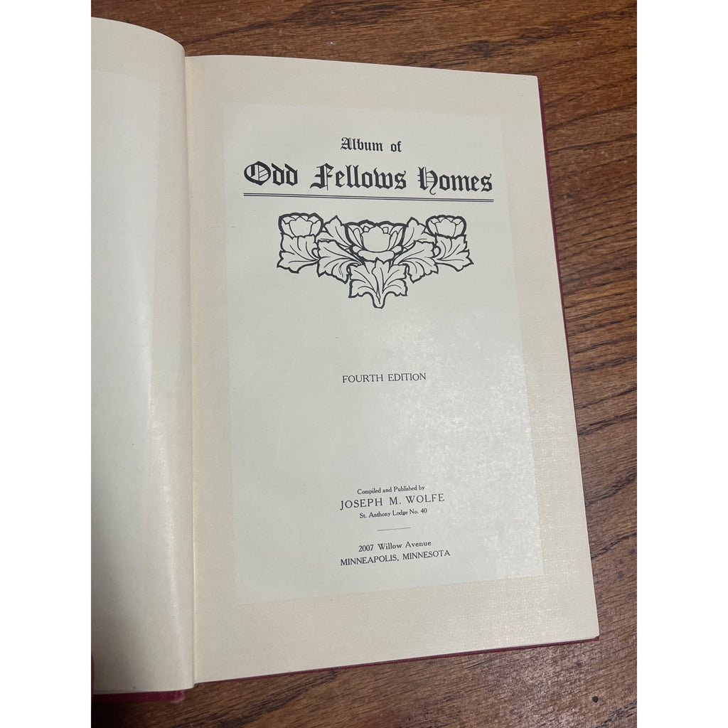 C1908 ALBUM OF ODD FELLOWS HOMES FOURTH EDITION