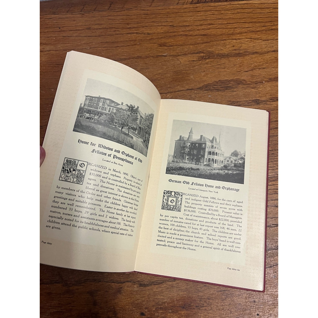 C1908 ALBUM OF ODD FELLOWS HOMES FOURTH EDITION