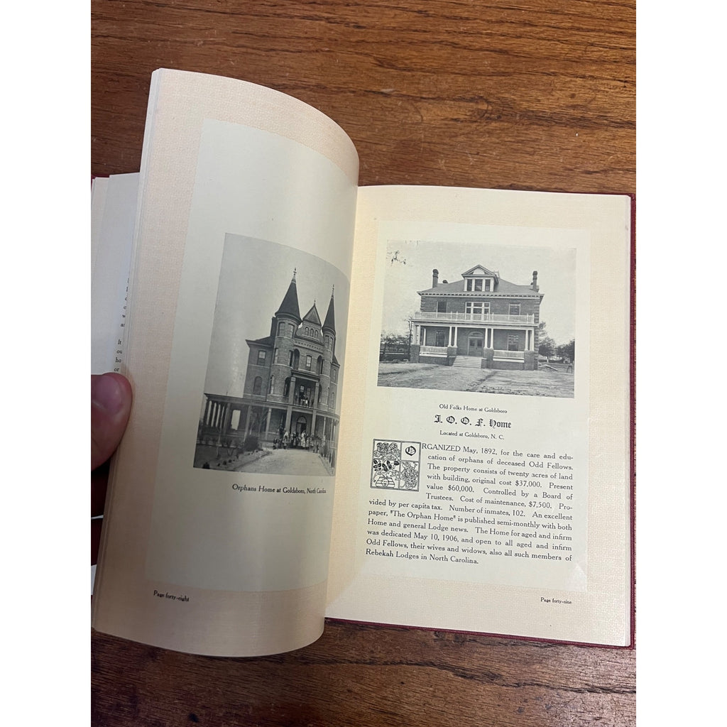 C1908 ALBUM OF ODD FELLOWS HOMES FOURTH EDITION