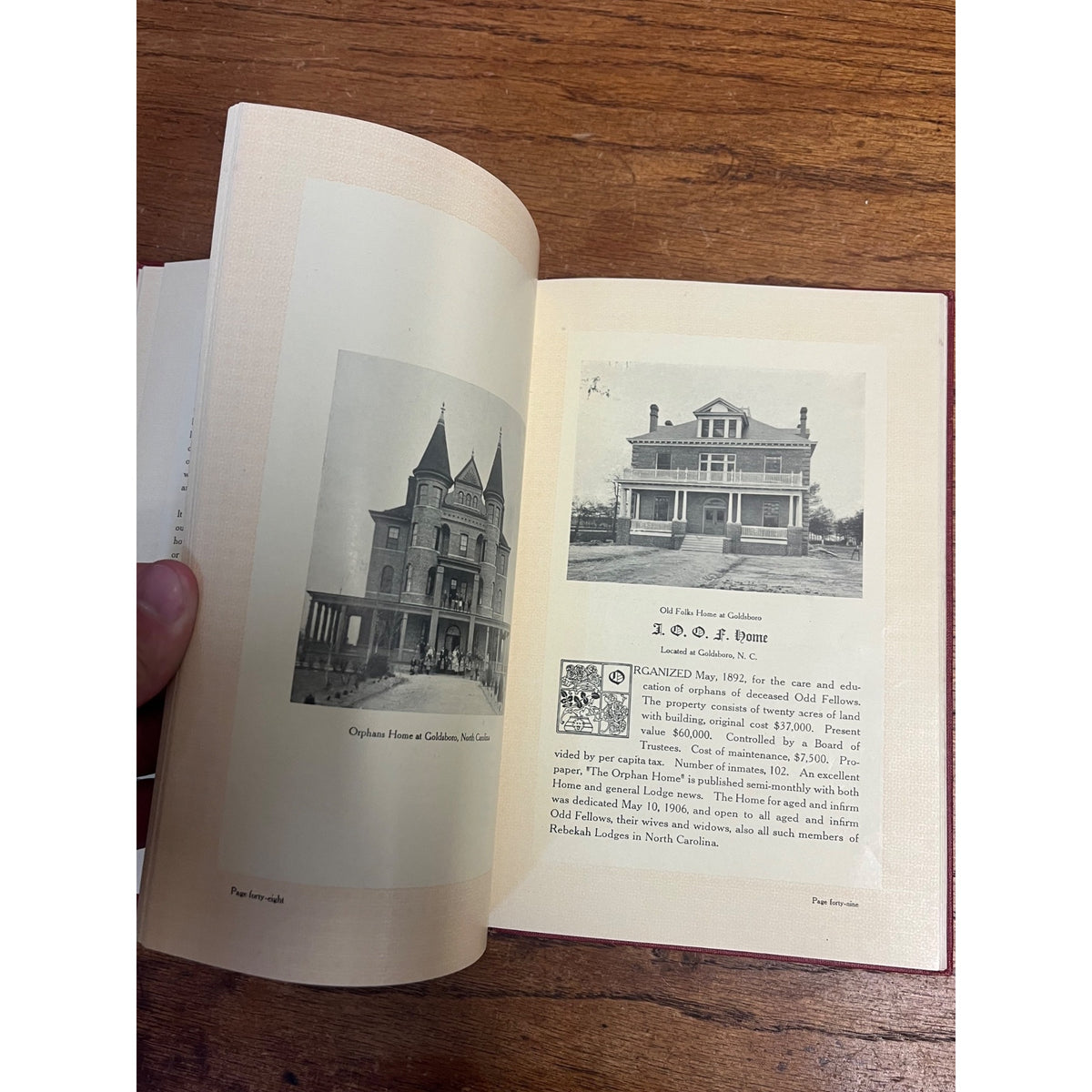 C1908 ALBUM OF ODD FELLOWS HOMES FOURTH EDITION