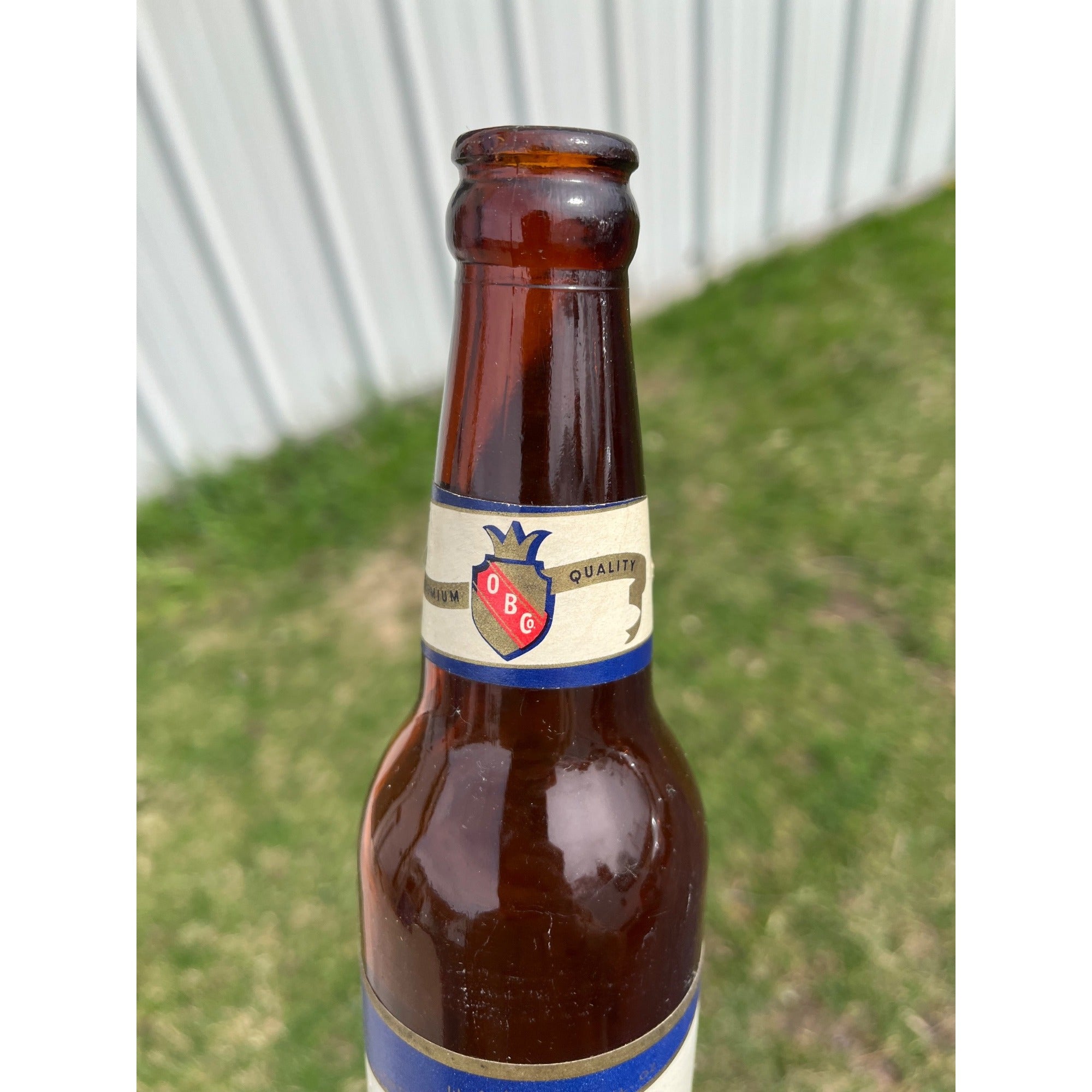 Vintage Oconto Premium Beer Bottle w/ Label 1948 Wisconsin WI Wis