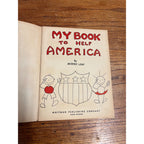 My Book To Help America Munro Leaf WWII Savings 1942 Child's Book Homefront