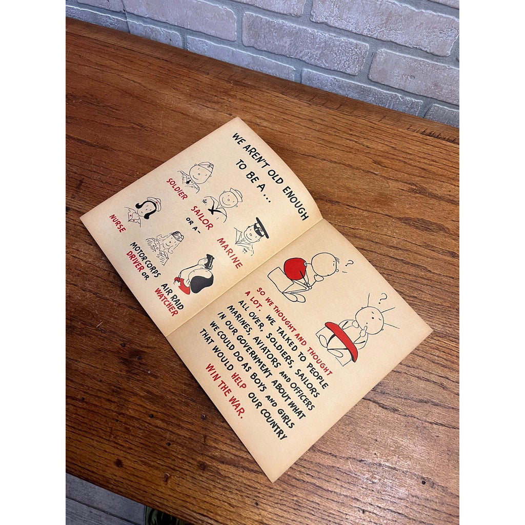 My Book To Help America Munro Leaf WWII Savings 1942 Child's Book Homefront