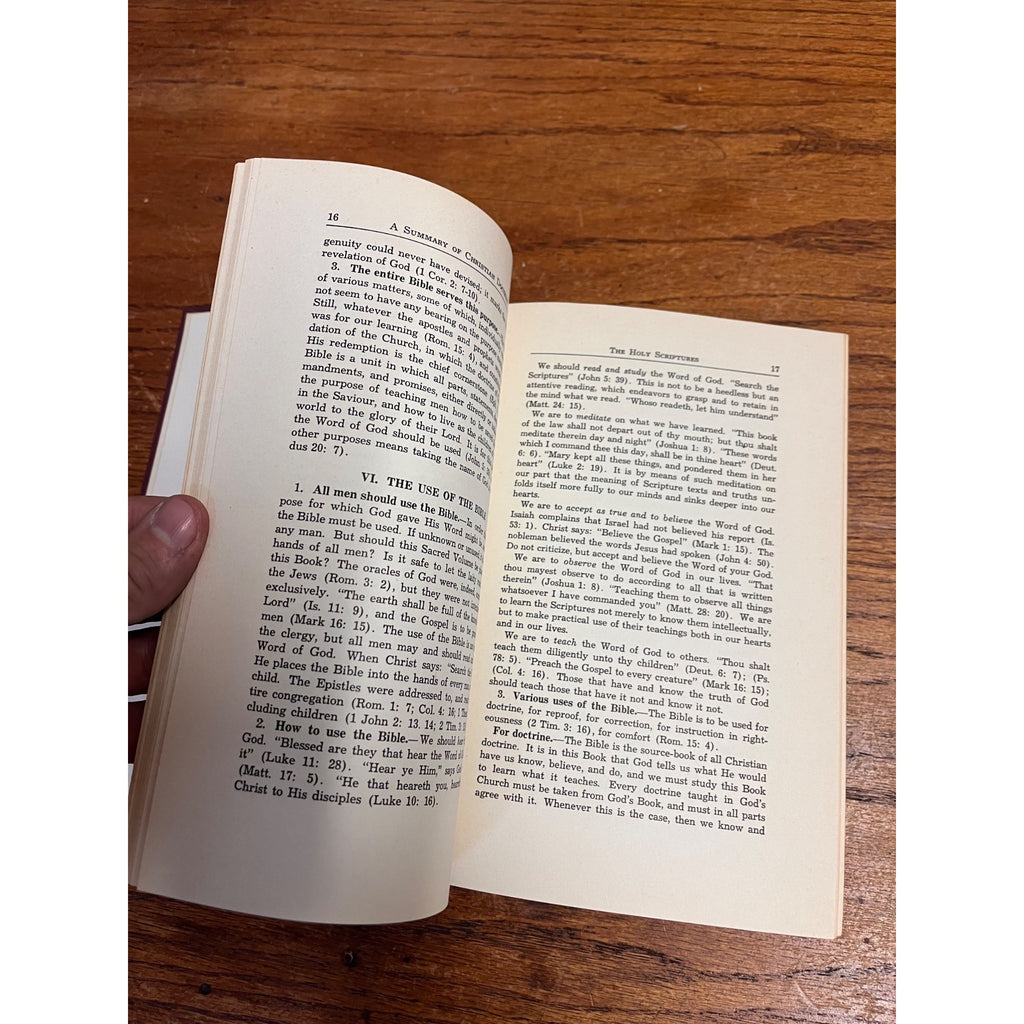 Vintage 1952 A Summary of Christian Doctrine Edward Koehler Teachings of Bible Hardcover