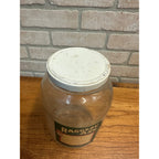 Vintage Raggedy Ann Brand Dill Pickles Glass Jar 1 Gallon