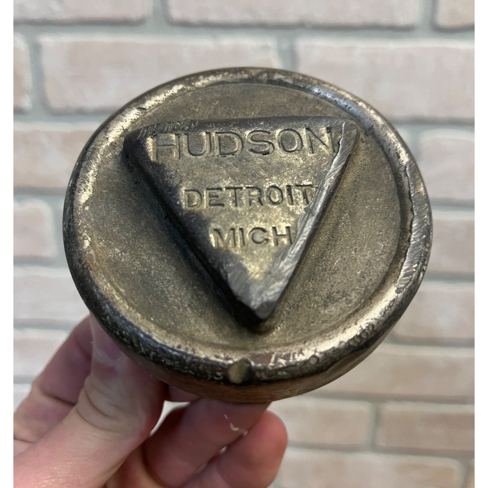 Original 1920s Hudson Detroit Car Automobile Thread-On Cap Grease Dust Cover