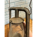 Vintage Metal Dietz Monarch Lantern Clear Glass Globe New York, USA