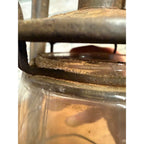 Vintage Metal Dietz Monarch Lantern Clear Glass Globe New York, USA