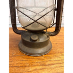 Vintage Metal Dietz Monarch Lantern Clear Glass Globe New York, USA