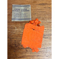 Vintage 1930s Halloween JOL Pumpkin Jack o'Lantern Paper Cutout Border C.A. Reed