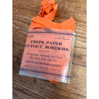 Vintage 1930s Halloween JOL Pumpkin Jack o'Lantern Paper Cutout Border C.A. Reed
