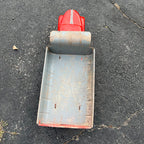 Vintage Marx Lumar Construction Gray & Red Dump Truck Pressed Steel Toy