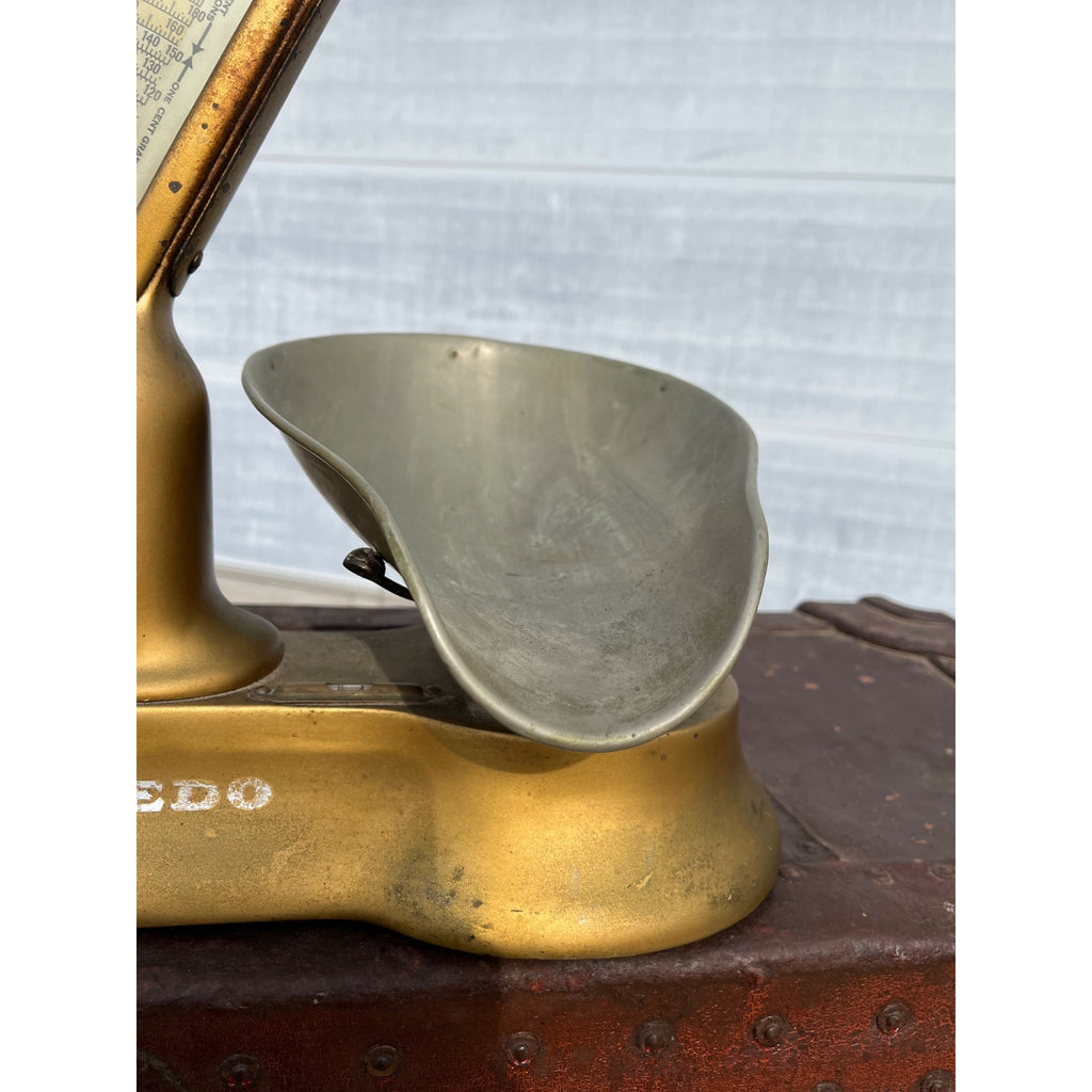 Antique Toldeo 3lb Candy Scale General Store Model 405AR w/ Scoop