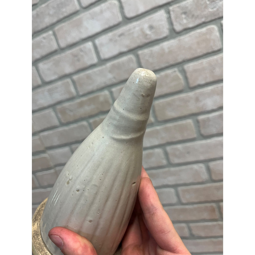 Antique Red Wing Union Stoneware Cemetery Flower Vase Funeral Espergne