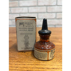 Scarce Post's American Orange Violet Drawing Ink 1930s Bottles W/ Box