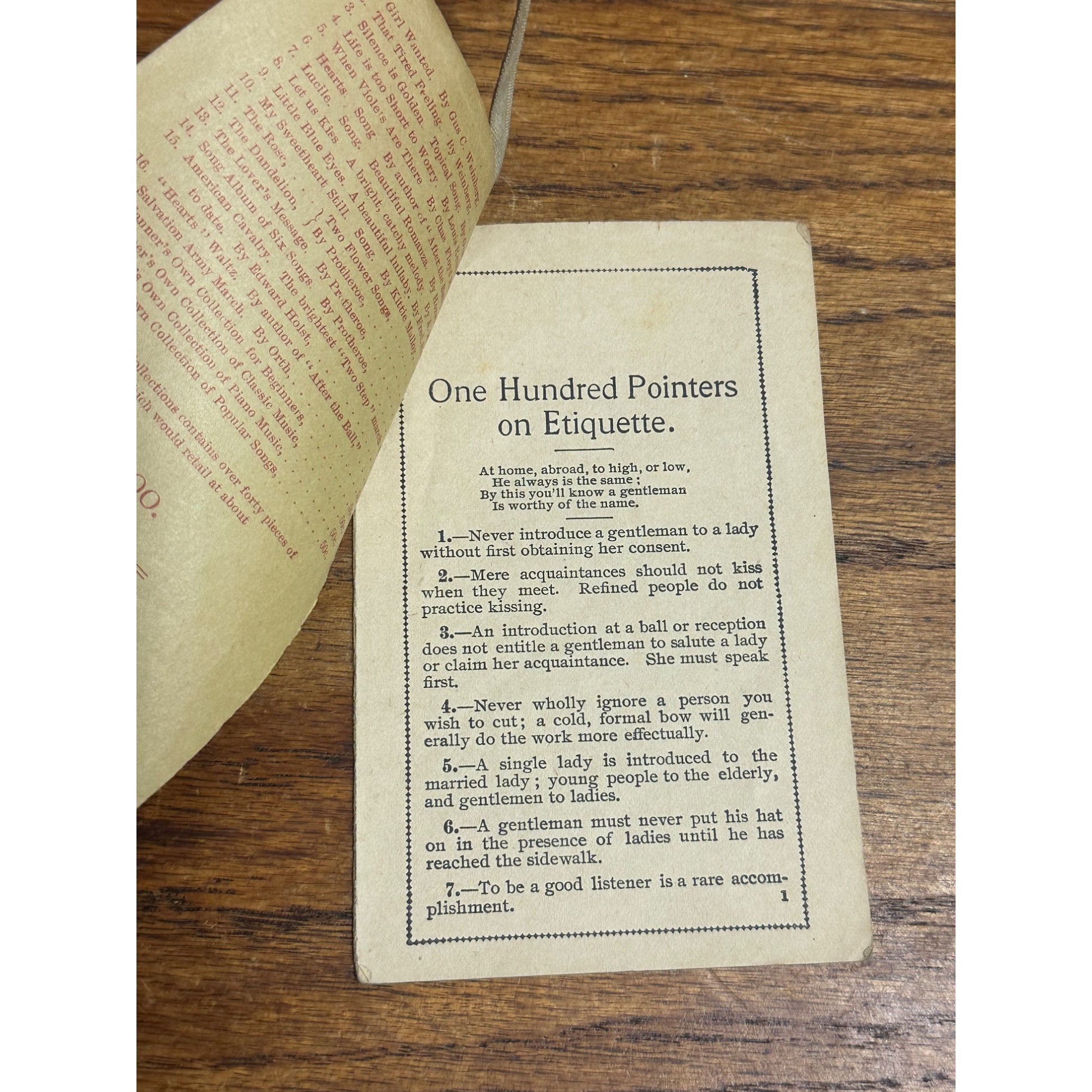 1890s Milwaukee Flanner's Music House Advertising Booklet Etiquette Wisconsin