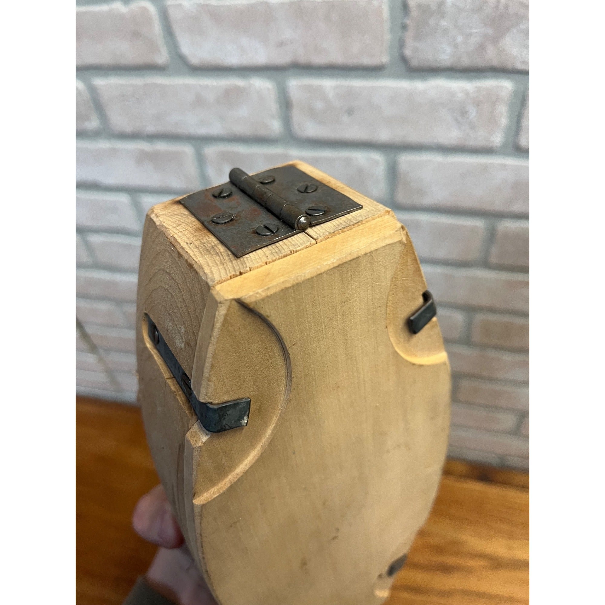 Vintage Wooden Cow Butter Mold Press 3-Part Farmhouse Butter press Dairy