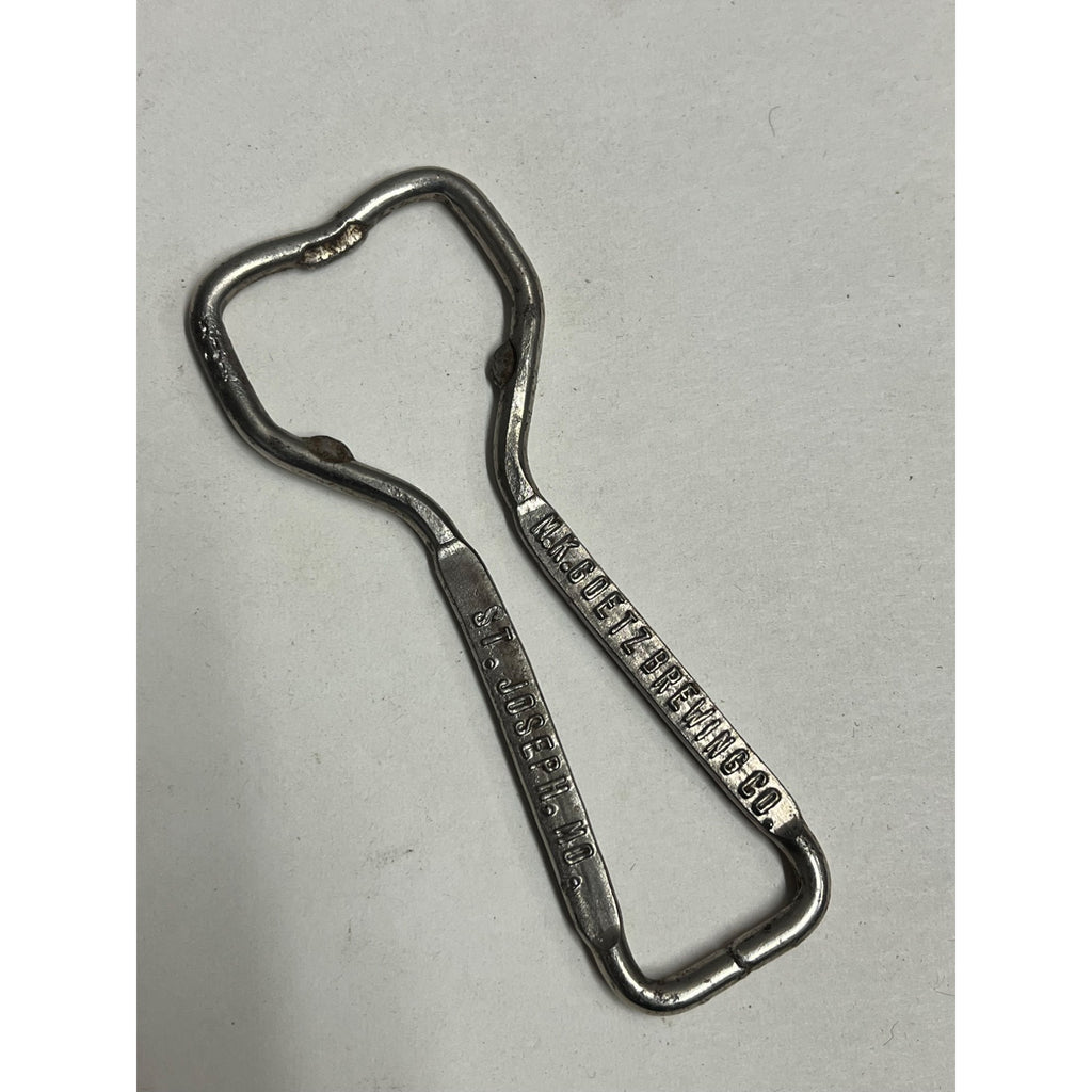 Vintage M.K. Goetz Brewing Co. Country Club Beer Metal Bottle Opener