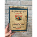 Vintage 1920s Fruit of the Loom Bias Fold Tape EMPTY Store Display Box
