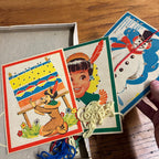 HOWDY DOODY 1950's SUMMERFALL WINTERSPRING EMBROIDERY KIT IN THE BOX VINTAGE