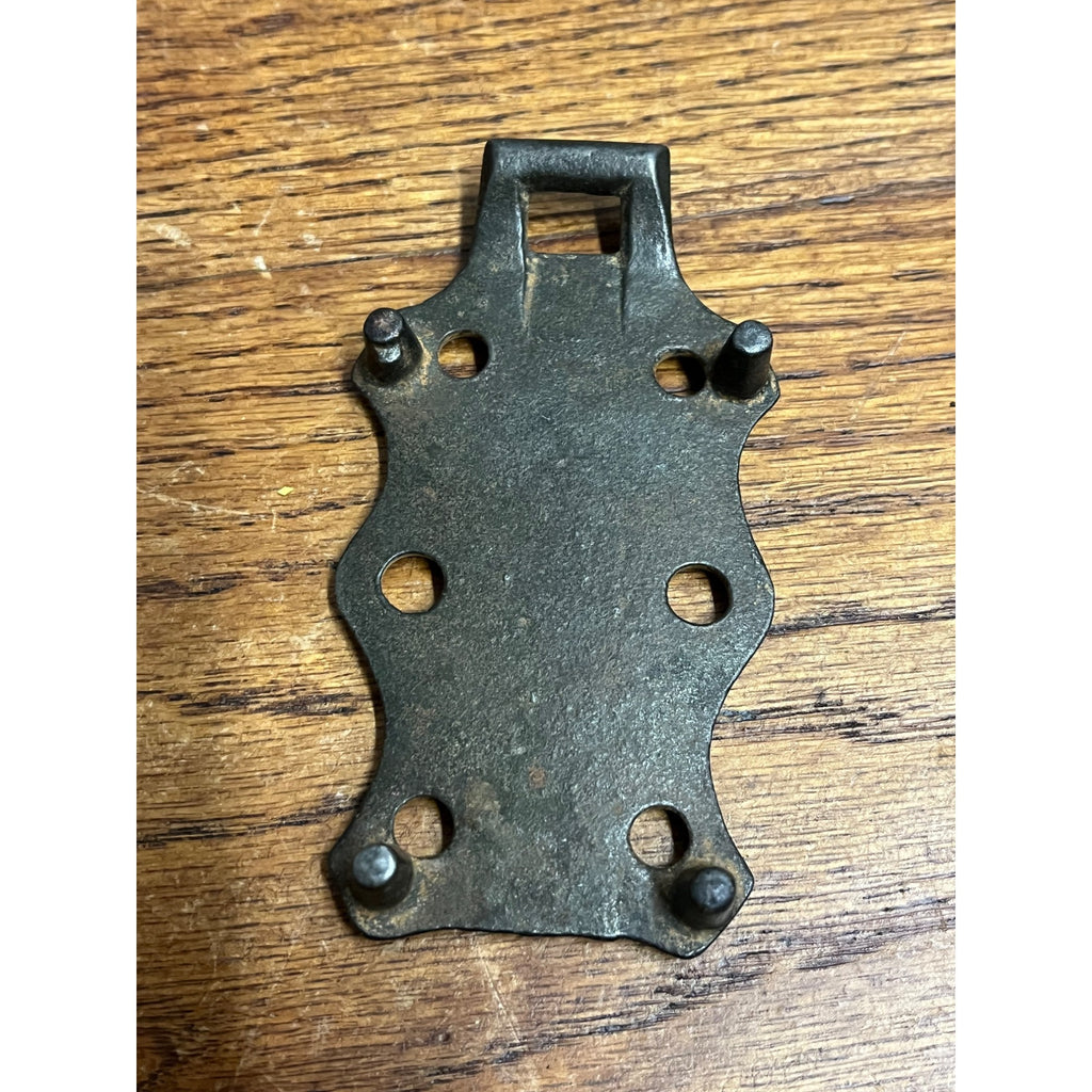 Antique 1800s Williams Cast Iron Trivet for Sad Iron 3.5 in Advertising