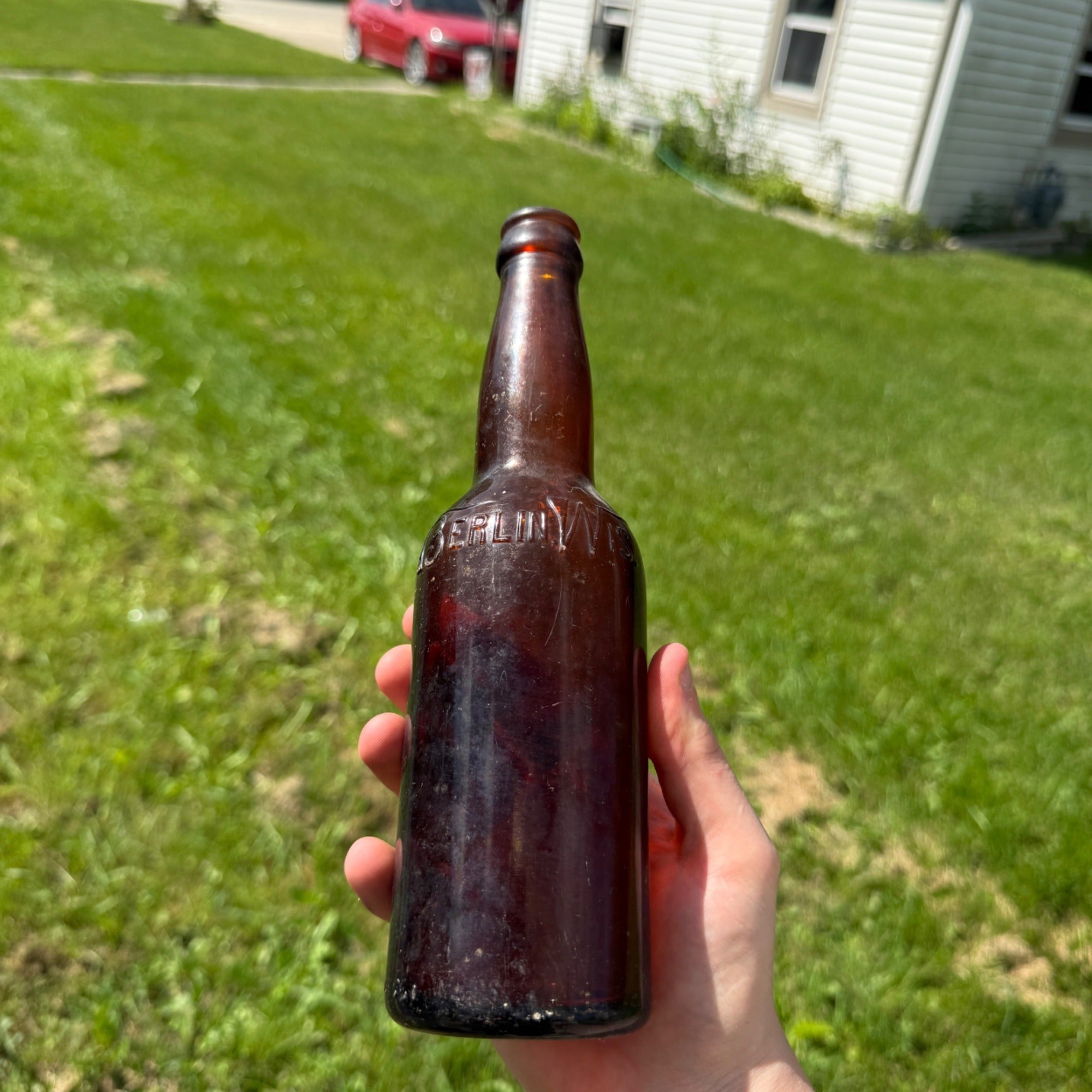 Vintage 12oz Berlin Brewing Co. Beer Bottle. Berlin, Wis. Embossed