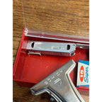 Vintage 1960s Schick Band Safety Razor Used w/ Razor Blades