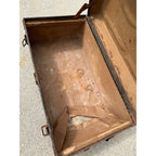 Original WWI Lieutenant Leroy Nortman 33rd Division Storage Trunk Foot Locker WW1