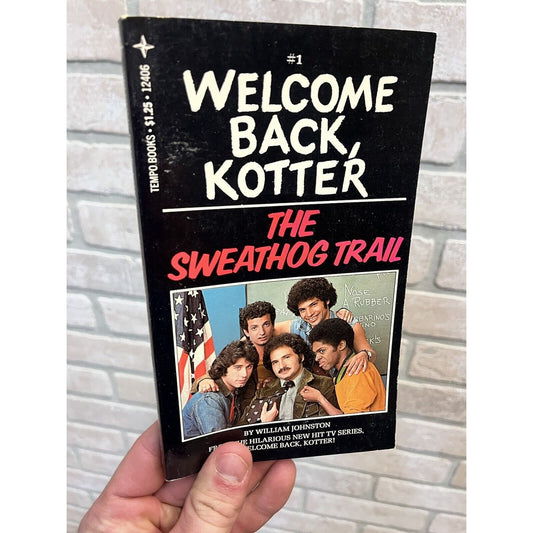 Vintage 1976 Welcome Back Kotter The Sweathog Trail Paperback Book
