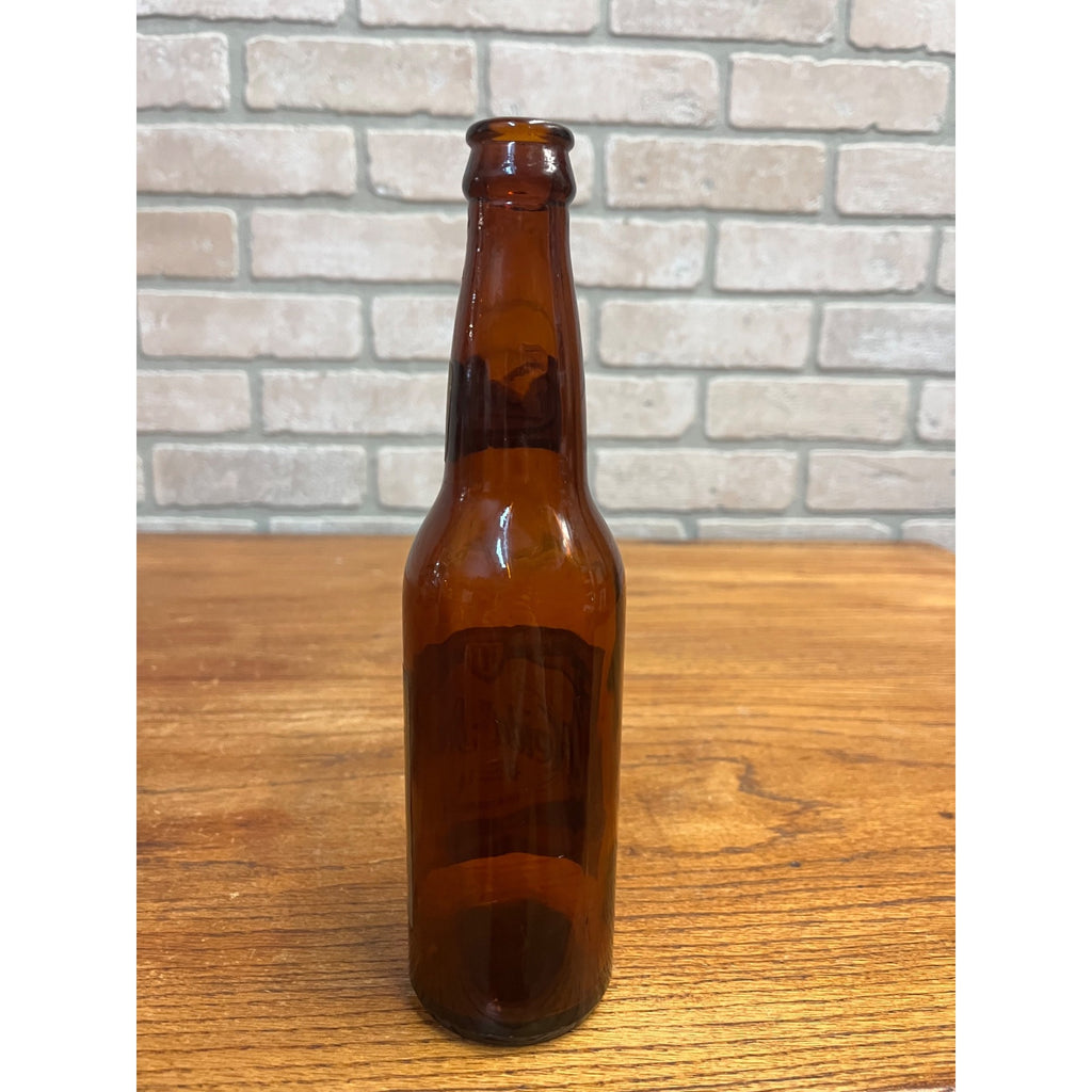 Vintage Heidel-Brau Beer Bottle W/ Label Sioux City Brewing Co. Iowa 12oz Amber
