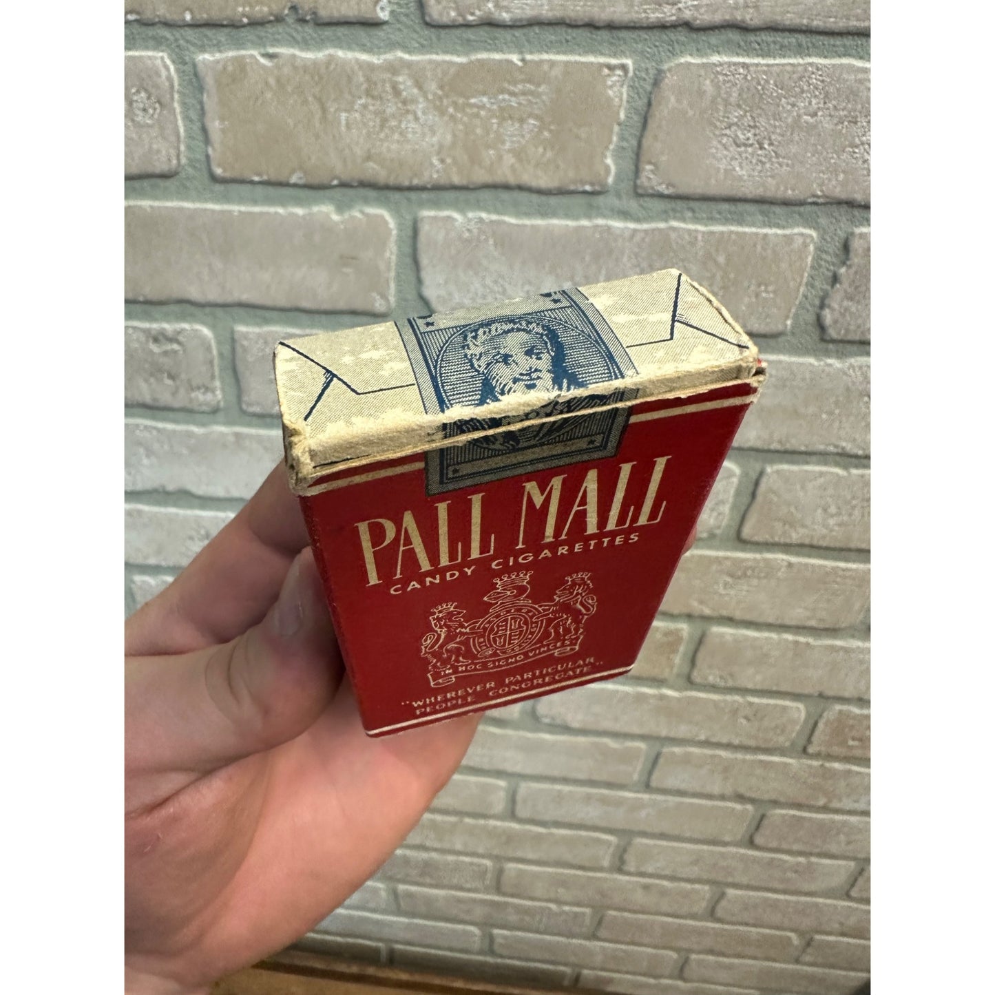 VINTAGE 1950S PALL MALL CANDY CIGARETTES BOX EMPTY MILWAUKEE ADVERTISING