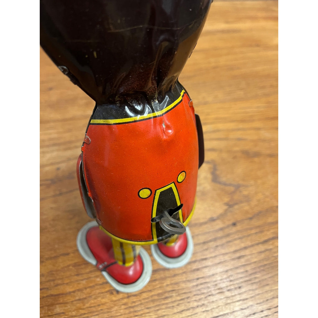 RARE Vintage Louis Marx & Co. Mammy's Boy Tin Litho Windup Walker Toy