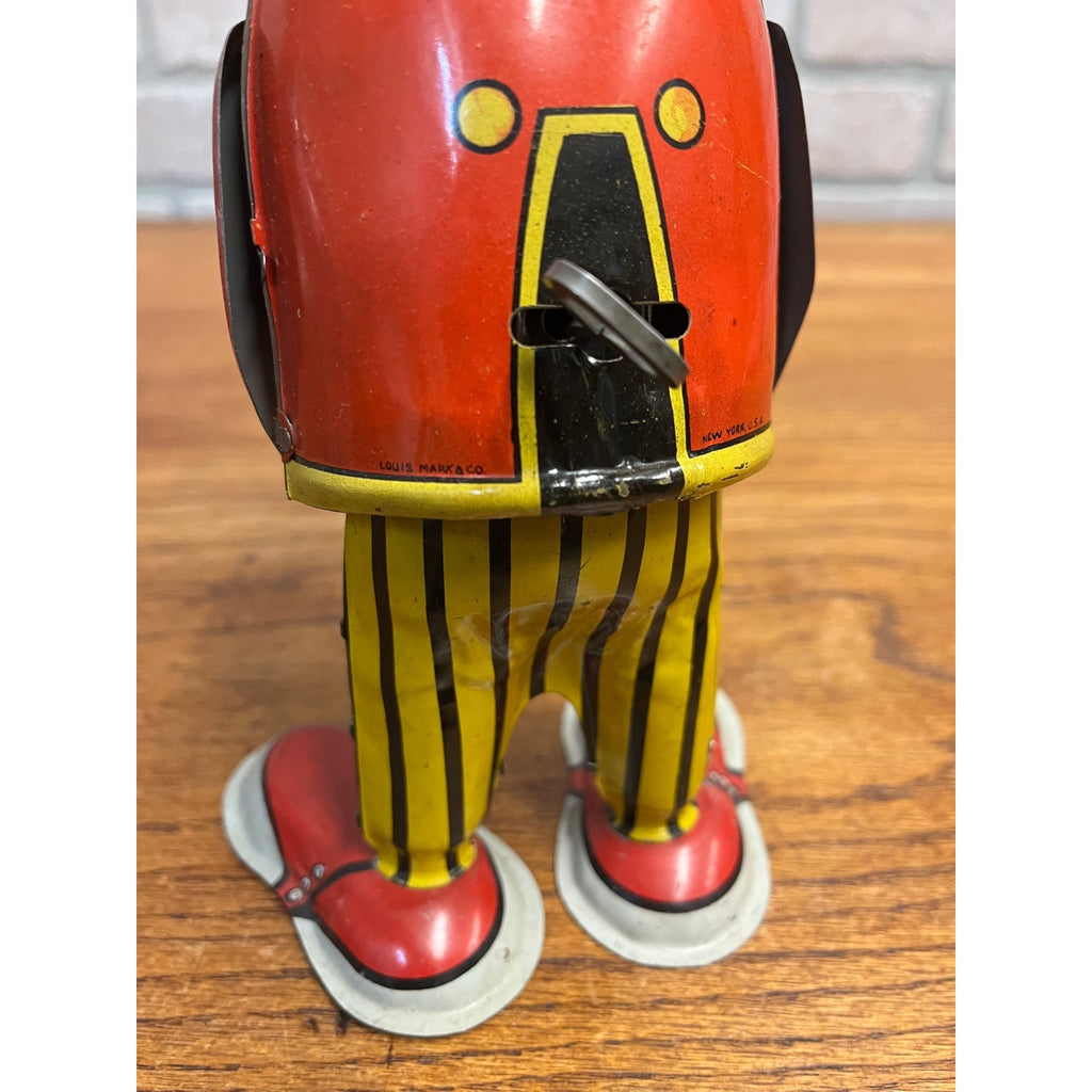 RARE Vintage Louis Marx & Co. Mammy's Boy Tin Litho Windup Walker Toy