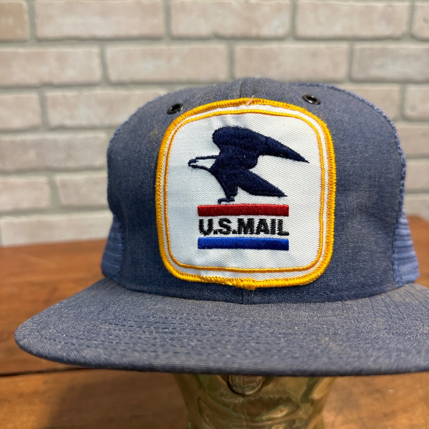 VINTAGE US MAIL POSTAL OFFICE HAT AMERICAN RETRO SNAPBACK HAT