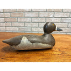Original Mason Bluebill Hen Wood Decoy Glass Eye Third Grade Repaint