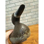 Original Mason Bluebill Hen Wood Decoy Glass Eye Third Grade Repaint