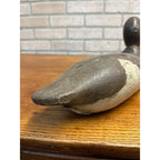 Original Mason Bluebill Hen Wood Decoy Glass Eye Third Grade Repaint