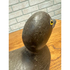 Original Mason Bluebill Hen Wood Decoy Glass Eye Third Grade Repaint