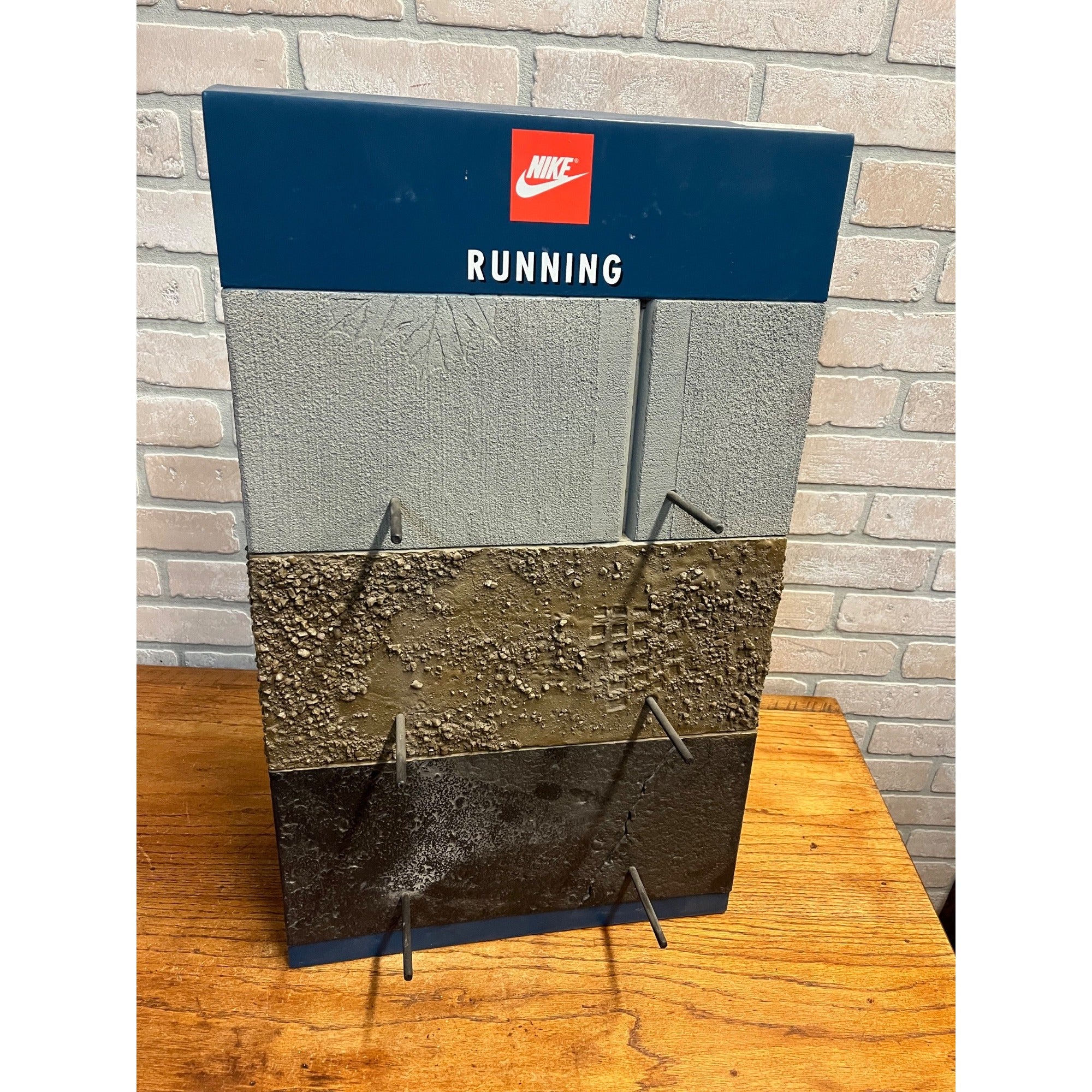 Vintage Nike Running Shoes Point-Of-Sale Shoe Advertising Store Display Rack