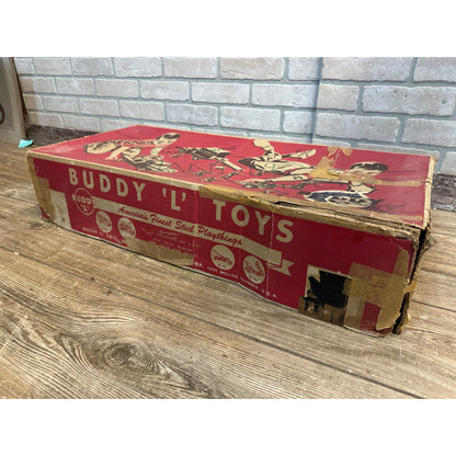 ORIGINAL VINTAGE 1950'S BUDDY L ARMY TRUCK SET 5560 CARDBOARD BOX ONLY