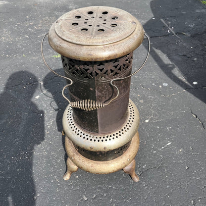ANTIQUE NO. 530 PERFECTION OIL KEROSENE PARLOR CABIN HEATER STOVE CAMPING